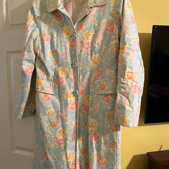 Jones New York flower rain coat M - Picture 5 of 5